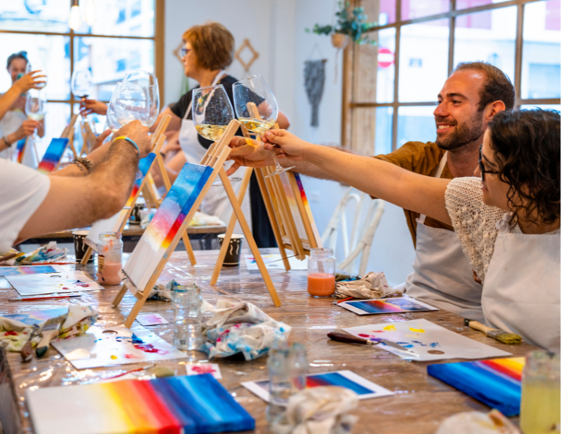 Kreativworkshop als peerio place: Malkurs f&uuml;r Selbstst&auml;ndige