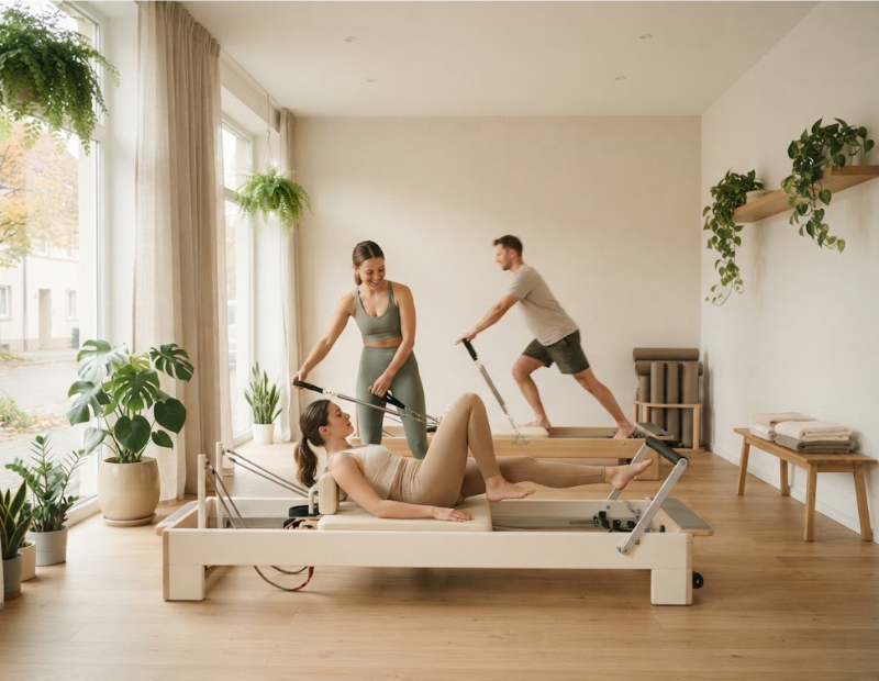 Pilates-Studio als peerio place: Kurs f&uuml;r Selbstst&auml;ndige